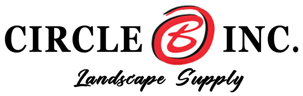 Circle B Inc. Landscape Supply Logo with Red B
